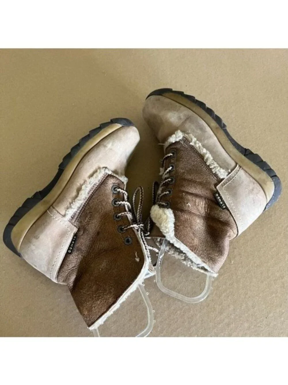 Blondo Nubuck Leather Sherpa Hiking Bootie